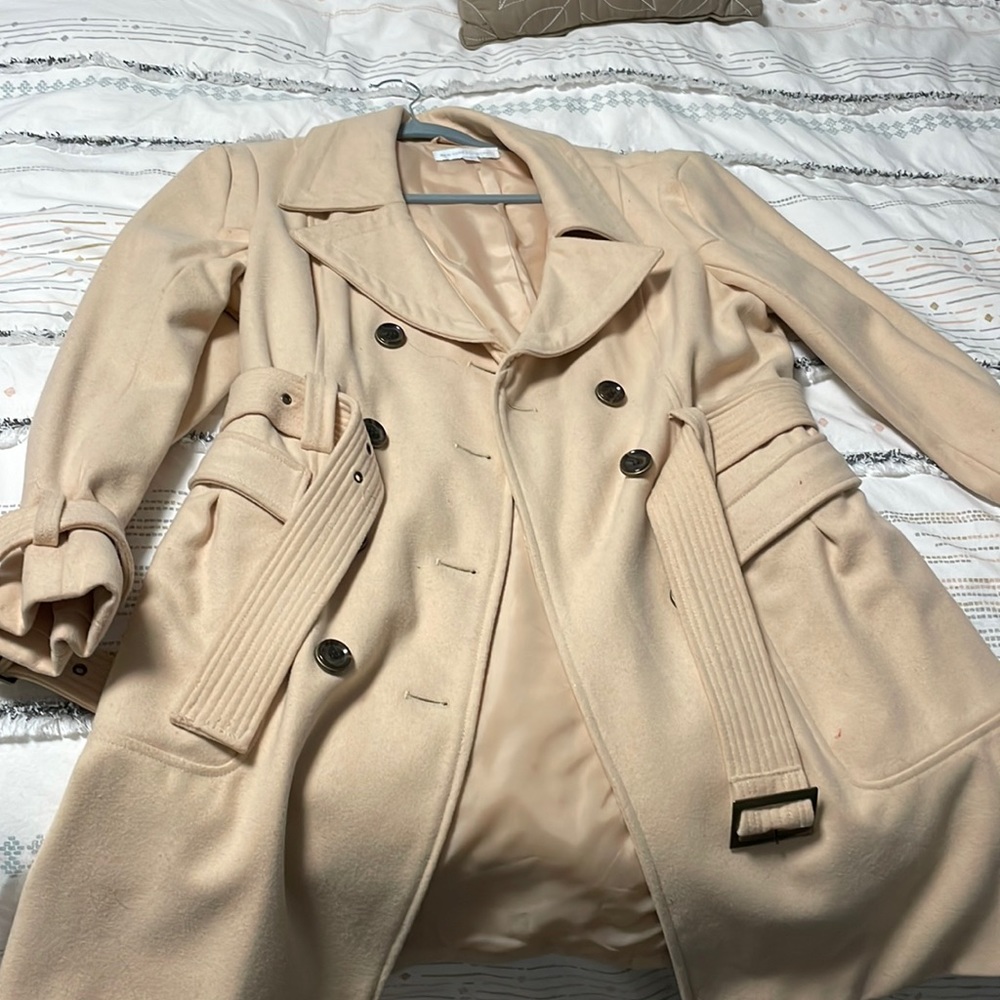 NY & Co Wool Trench Coat